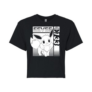 Women's - Pokémon - Eevee Cropped Graphic T-Shirt - 1 of 4