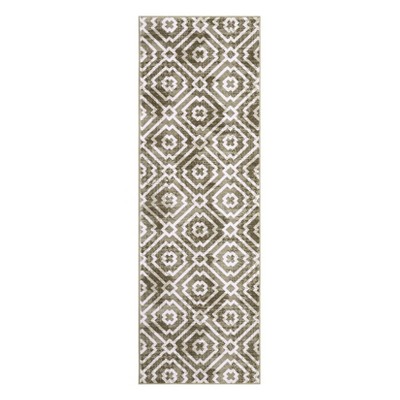 Washable Modern Geometric Rug Non Slip Low Pile Rug Throw Floor Cover Foldable Indoor Carpet for Living Room Bedroom