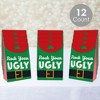 Big Dot of Happiness Ugly Sweater - Holiday and Christmas Gift Favor Bags - Party Goodie Boxes - Set of 12 - 2 of 4