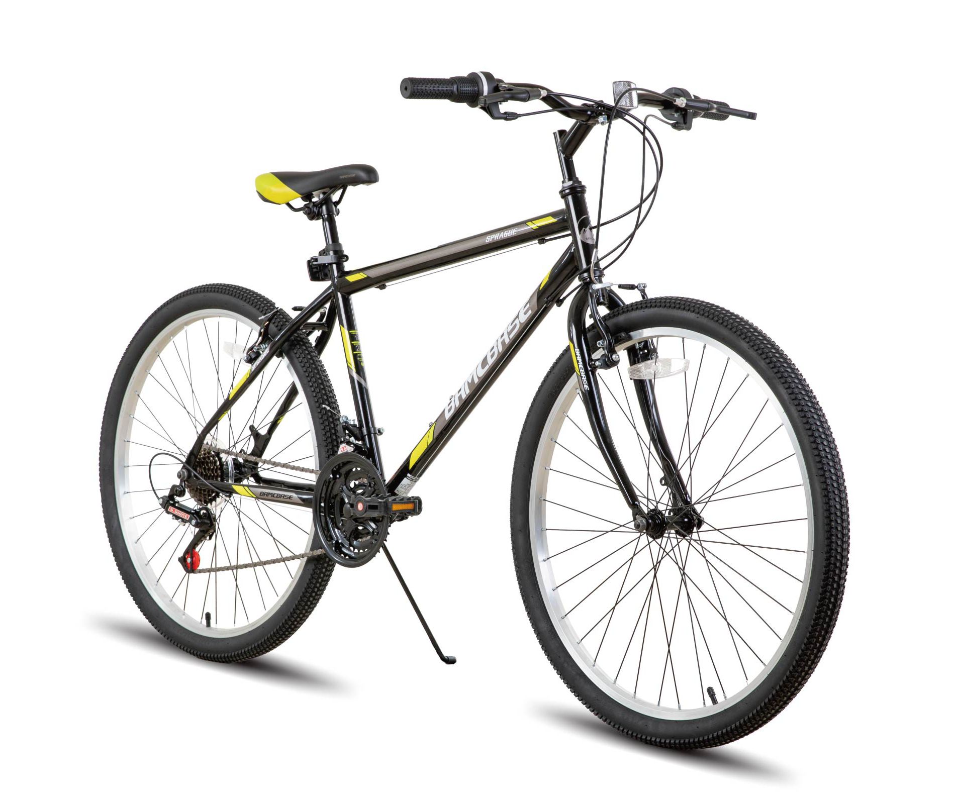 BAMCBASE Sprague Mountain Bike, Black, 24 inch