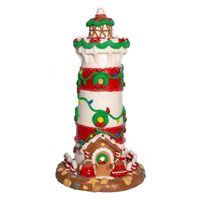 Kurt Adler 13.5-Inch Gingerbread Lighthouse
