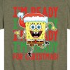 Boys' - SpongeBob SquarePants - I'm Ready For Christmas Short Sleeve Graphic T-Shirt - 2 of 4