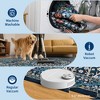 2x6 FT Modern Washable Area Rug, Floral Throw Carpet with Non Slip Backing, Low Pile Stain Resistant Floor Cover for Living Room, Beige - 4 of 4