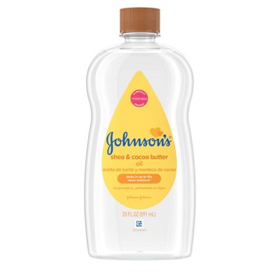 Johnson's Baby Shea and Cocoa Butter Body Oil - 20 fl oz