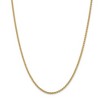 Black Bow Jewelry 2.8mm, 14k Yellow Gold, Solid Spiga Chain Necklace - 3 of 4
