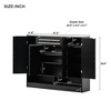 Bella Depot 47.2''W Shoe Cabinet with Adjustable Shelves - 4 of 4