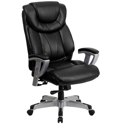 Leather office best sale chair without arms