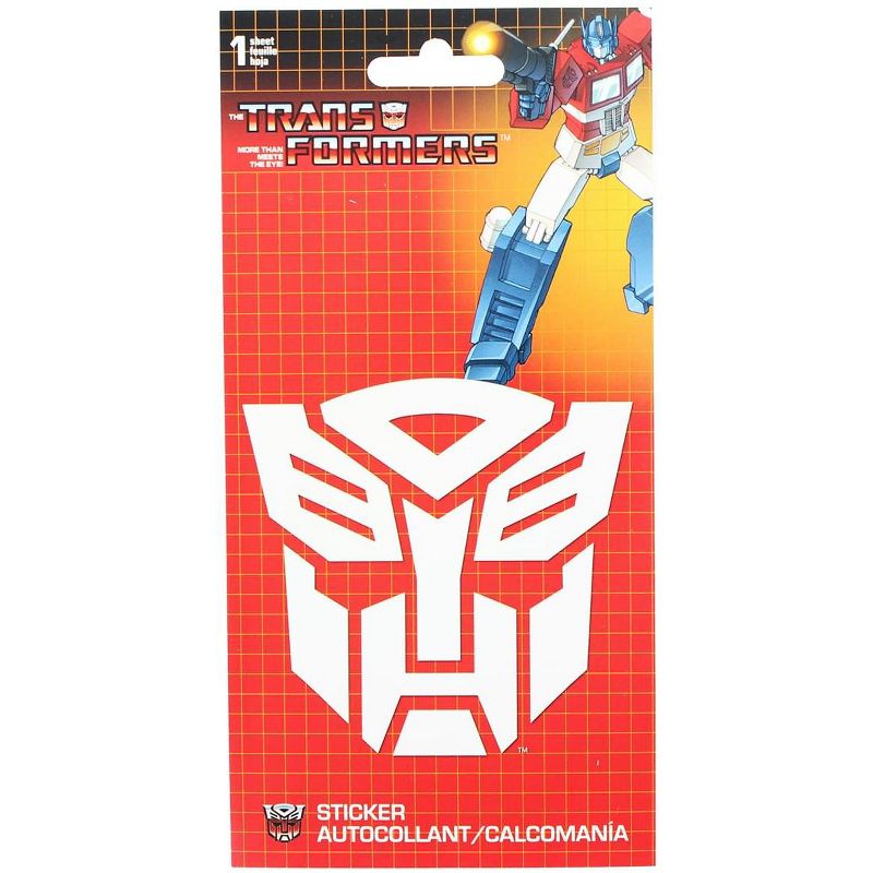 Nerd Block Transformers 4" Autobot Logo Car Decal, 1 of 2
