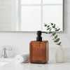 Evideco French Home Goods Vintage-Style Glass Soap Dispenser with PURE SOAP Design - 18 fl oz, Sturdy Pump for Hand Soap or Lotion - 2 of 4