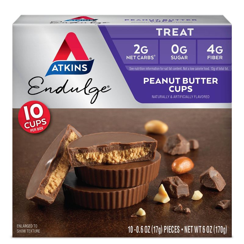 Atkins Endulge Peanut Butter Cups, 1 of 8