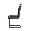 CAVINAS Modern Dining Chairs, Faux Leather High Back Upholstered Side Chair with C-shaped Tube Metal Legs, Guest Office Chair - 3 of 4