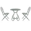 Adriel 3Pc Bistro Set - Outdoor - PAT5031 - Safavieh - 3 of 4
