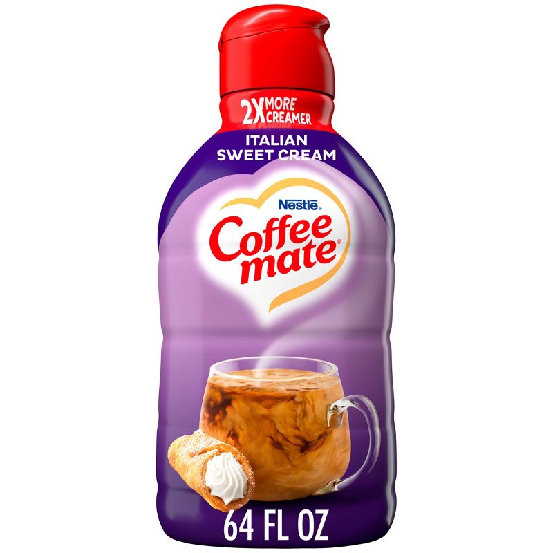 Coffee mate Italian Sweet Cr&#232;me Coffee Creamer - 0.5gal (64 fl oz), 1 of 15