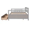 NicBex Full Size Daybed,Wood Sofa Bed Frame with 2 Drawers for Bedroom,Living Room,Apartment - 4 of 4