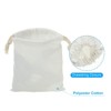 Unique Bargains Polyester Cotton Reusable Washable Drawstring Bags 12 Pcs - 3 of 4