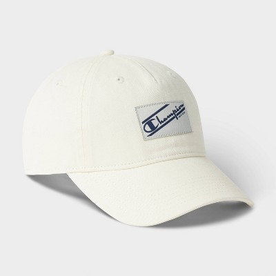 Champion Adult Pigment-Washed Twill Baseball Hat - White