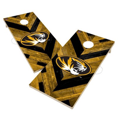 NCAA Missouri Tigers 2'x4' Solid Wood Cornhole Board