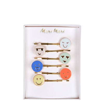 Meri Meri Emoji Enamel Hair Slides