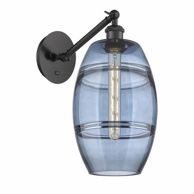 Vaz - 1 Light Arm Adjusts Up and Down Wall Sconce In Industrial Style-9.88 Inches Tall and 8 Inches Wide