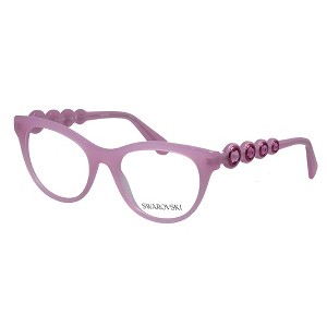 Swarovski SK 2025 2001 Womens Round Eyeglasses Opal Pink 52mm - 1 of 4