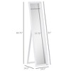 Kumasinova Versatile 61" Full Length Mirror,MDF Frame Standing Mirror&Wall-Mounted Floor Mirror,Modern Full Body Mirror for Bedroom,Living Room,White - 2 of 4