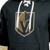 NHL Vegas Golden Knights Men's Long Sleeve Hooded Sweatshirt with Lace - 3 of 3