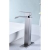 ChicFurnit Bathroom Sink Faucet Waterfall Spout Single Handle Premium Quality for Modern Bathrooms, Silver, 13.58"*8.07"*2.75" - 2 of 4