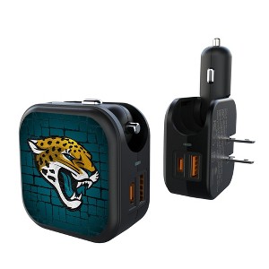 NFL AFC Teams Brick Wall 18-Watt 2 in 1 USB A/C Charger - 1 of 3
