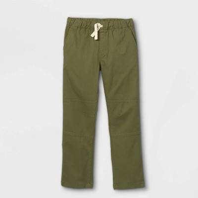 Boys' Stretch Straight Fit Pull-On Woven Pants - Cat & Jack™