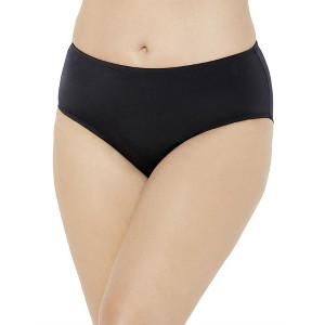Swimsuits for All Women's Mid-Rise Full Coverage Swim Brief (Plus Sizes Available) - 1 of 4