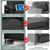 3-Piece Living Room Furniture Set with USB, Modern 3-Seat Couch, Loveseat & Accent Chair for Small Spaces - 4 of 4