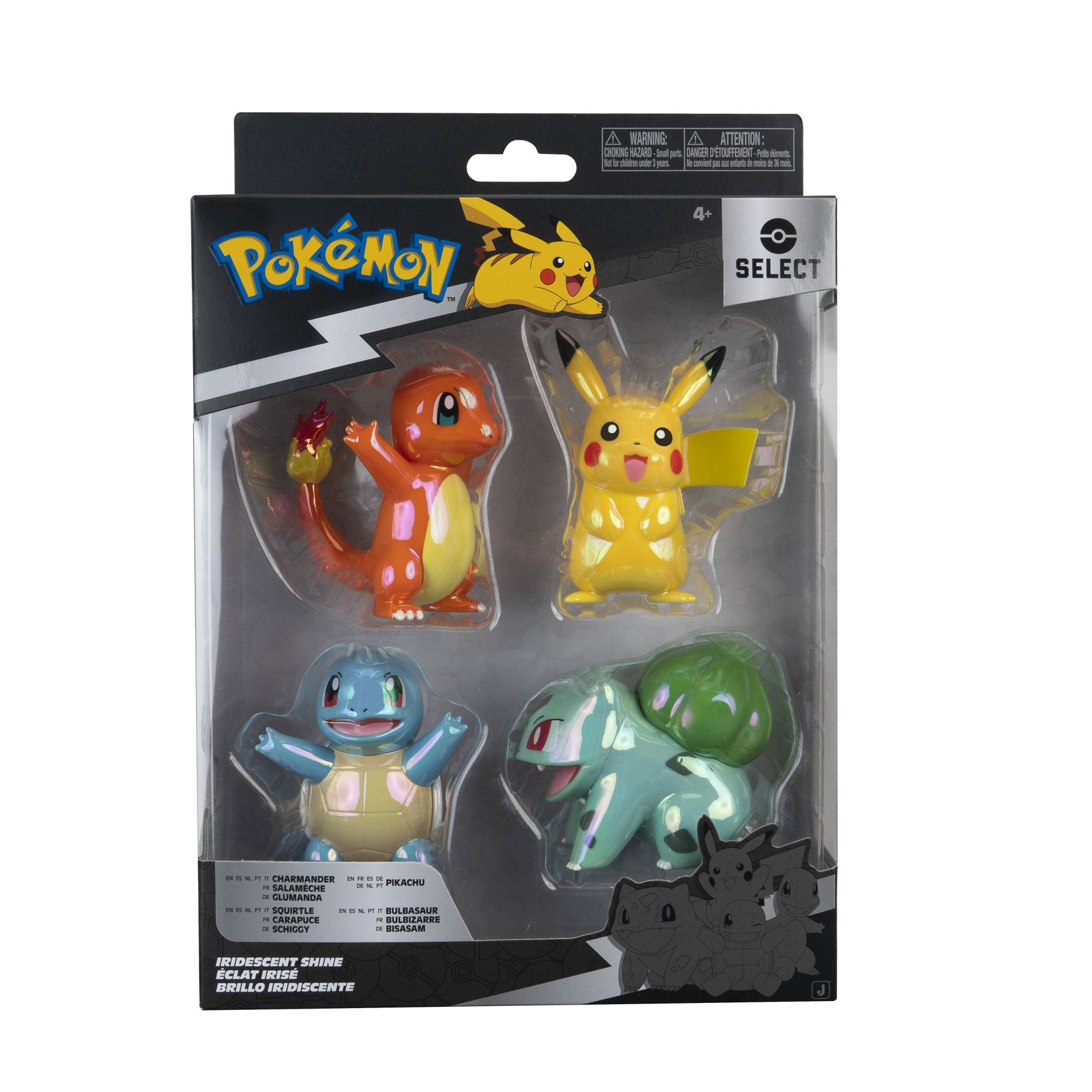 Pokemon Select Battle Action Figure - 4pk