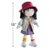 HABA 12" Soft Doll Yuki with Black Hair, Embroidered Face, Stylish Bucket Hat and Clothes - Washable Toddler Baby Doll for 18 Months+ - 3 of 4