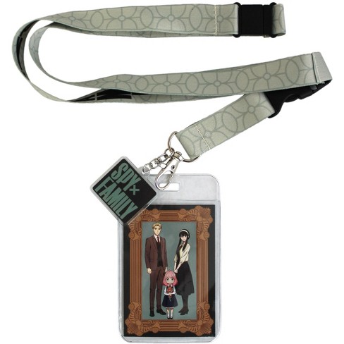 Spy X Family Merch Id Badge Holder Keychain Lanyard W/ Acrylic Charm  Multicoloured : Target