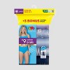 Fruit of the Loom Women's 6+3 Bonus Pack Cotton Briefs - Colors May Vary - 2 of 4