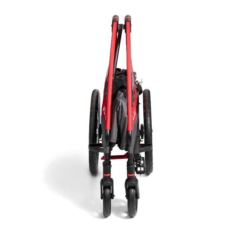 Radio Flyer Duoflex Bike Trailer to Stroller - Gray/Red/Black, 5 of 19