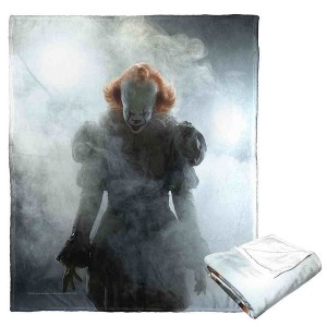 Warner Bros. It Chapter 2 Smokey Clown Silk Touch Throw Blanket 50x60 Inches - 1 of 4