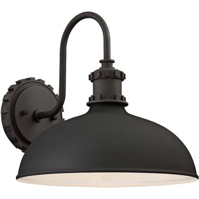 Minka Lavery Escudilla 11 3/4" High Black Outdoor Wall Light