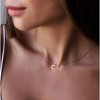 Personalized Initial Necklace: 18K Gold Plated over Stainless Steel, Dainty Tiny Letter Pendant for Women - Monogram Jewelry Gift - 2 of 4