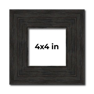PosterPalooza | Square Contemporary Black Picture Frame - UV Acrylic, Foam Board Backing, Hanging Hardware - 1 of 4