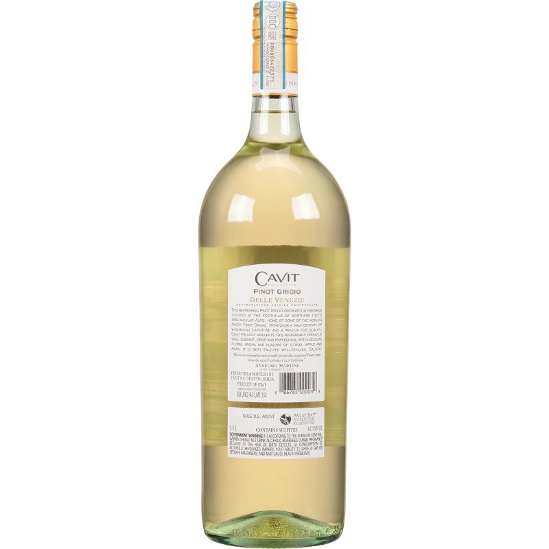 Cavit Pinot Grigio White Wine - 1.5L Bottle, 3 of 4