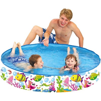 Sea Buddies Non-Inflatable Foldable Kiddie Pool
