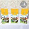 Big Dot of Happiness Cars, Trains, and Airplanes - Transportation Birthday Gift Favor Bags - Party Goodie Boxes - Set of 12 - 2 of 4