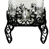 Gibson Home Moreauville 3 Piece 2.25 Gallon Square Embossed Glass Beverage Dispenser with Wire Stand - 3 of 4