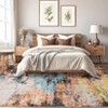 Modern Area Rug Washable Non-Slip Abstract Floor Mat, Non-Shedding Contemporary Accent Rug - 4 of 4