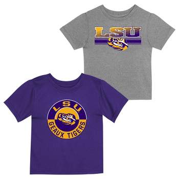 NCAA LSU Tigers Toddler Boys' 2pk T-Shirt