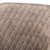 Set of 2 Belen Imitation Leather Upholstered Metal Dining Chairs - Baxton Studio: Quilted Back, Splayed Legs - 4 of 4