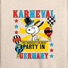Women's - Peanuts - Karneval Biggest Oldest Party Germany Lightweight French Terry Wide Neck Long Sleeve Shirt - 2 of 4