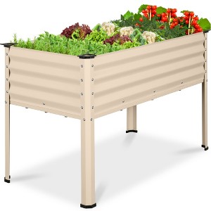 Best Choice Products 48x24x30in Elevated Galvanized Metal Garden Bed w/ Corner Protectors - 1 of 4