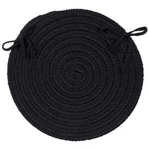 Colonial Mills Boca Raton - Black Chair Pad, 1 Pc - 1 of 1
